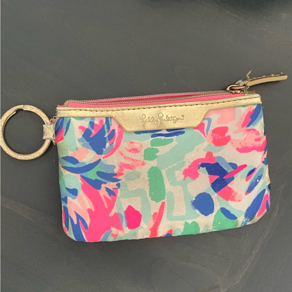 Lilly Pulitzer coin key pouch